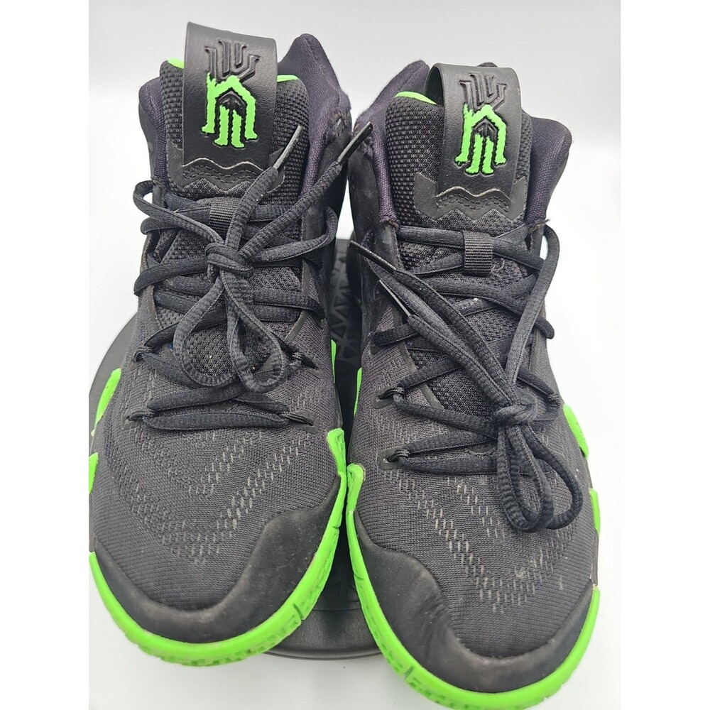 Nike Kyrie 4 Halloween 2018 Mid  Basketball Shoe Black Rage Green 943806012 Sz 8